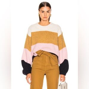 Acne Studios Kazia Oversized Sweater Pink/Navy